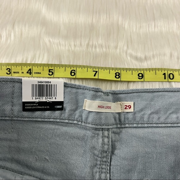 Levi's high loose jeans, 29 x 27 Meadow Flower, Wide Leg Denim - Picture 6 of 10